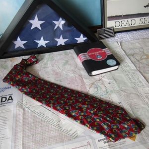 Red Surrey Necktie , New Without Tags